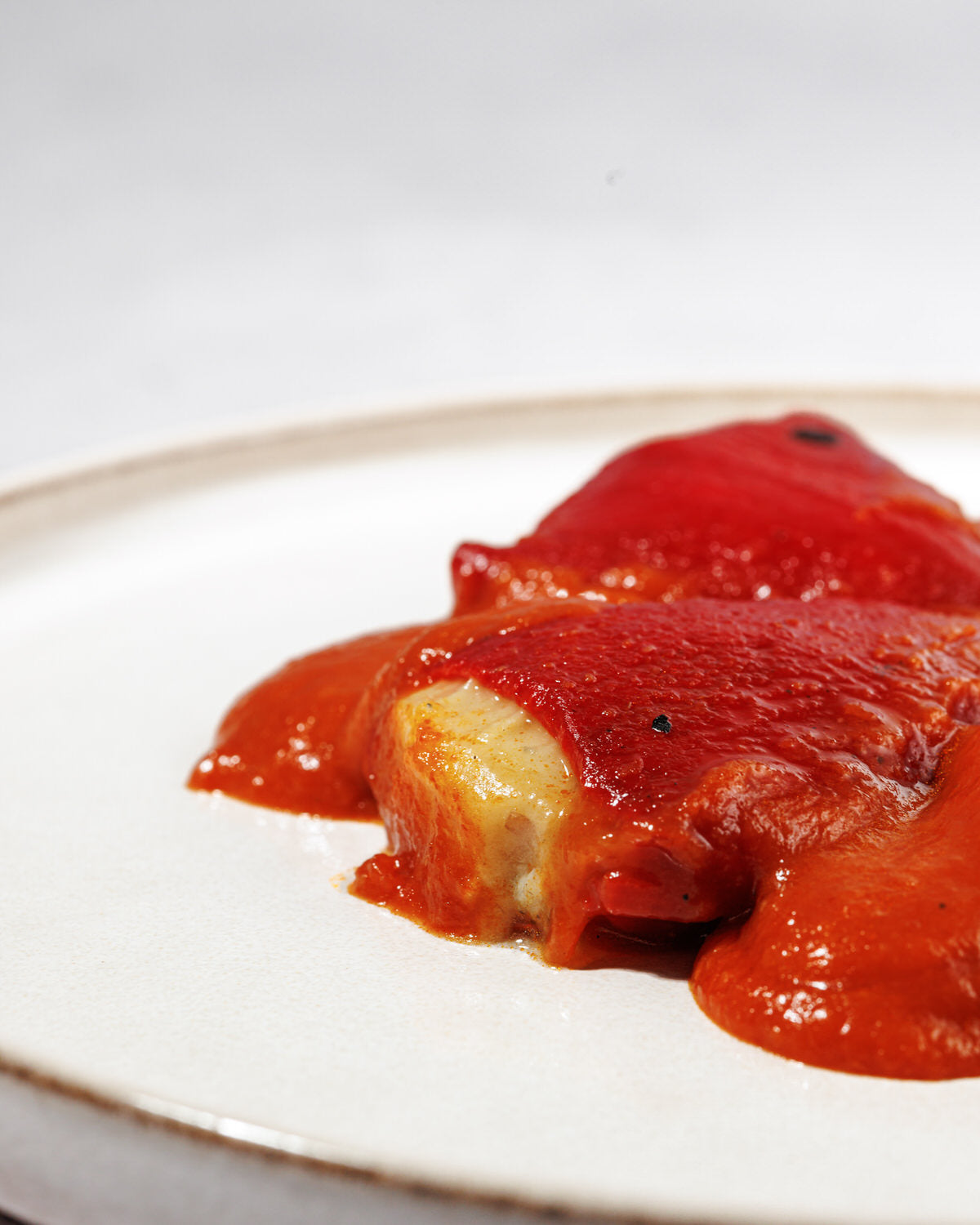 Pimientos rellenos de bacalao