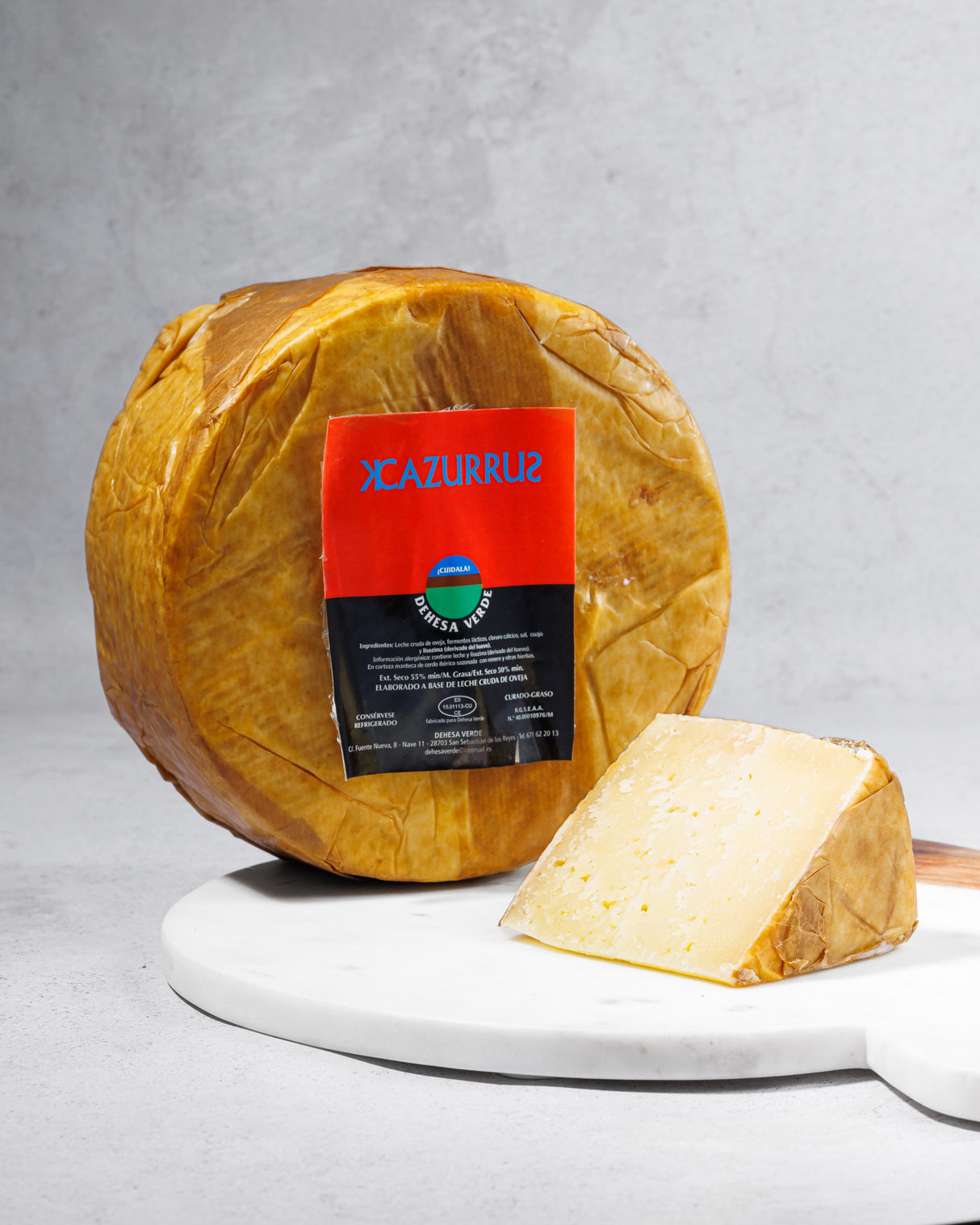 Queso de León curado en manteca de cerdo ibérico 100% ecológico