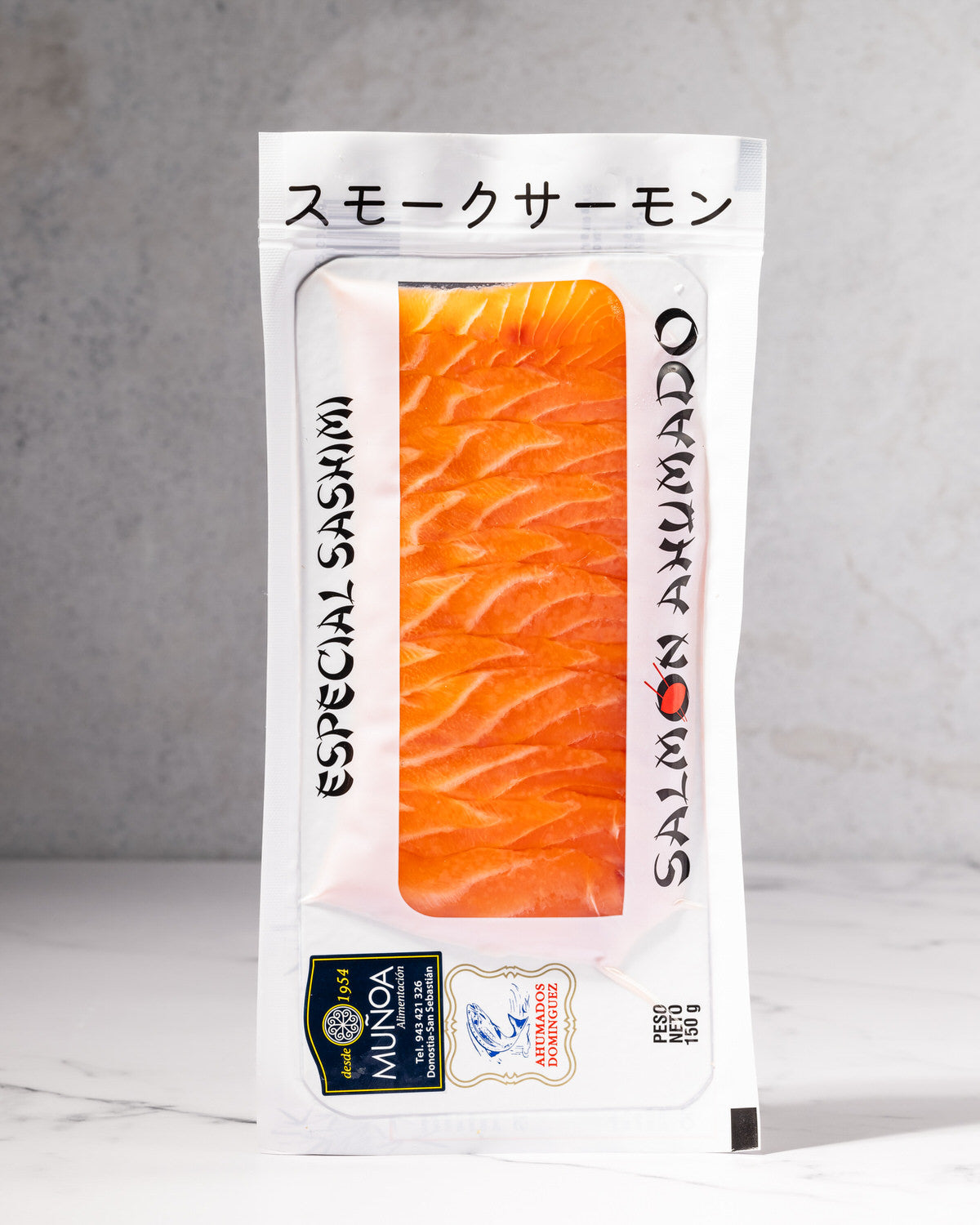 Sashimi de salmón Ahumados Dominguez