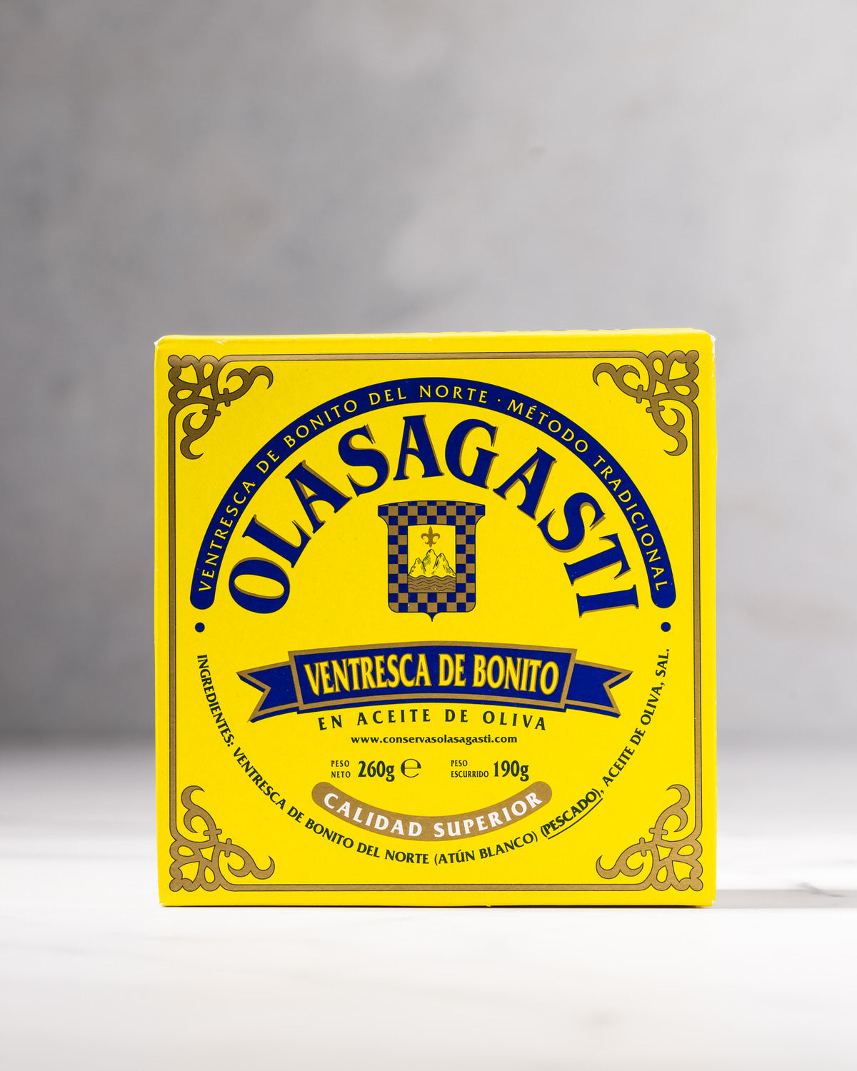 Ventresca de bonito del norte en aceite de oliva Olasagasti