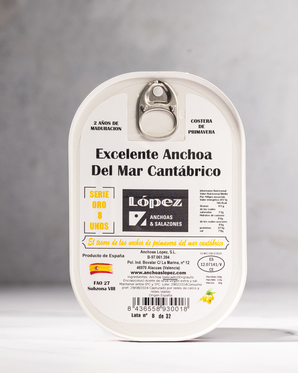 Anchoas López Serie Oro