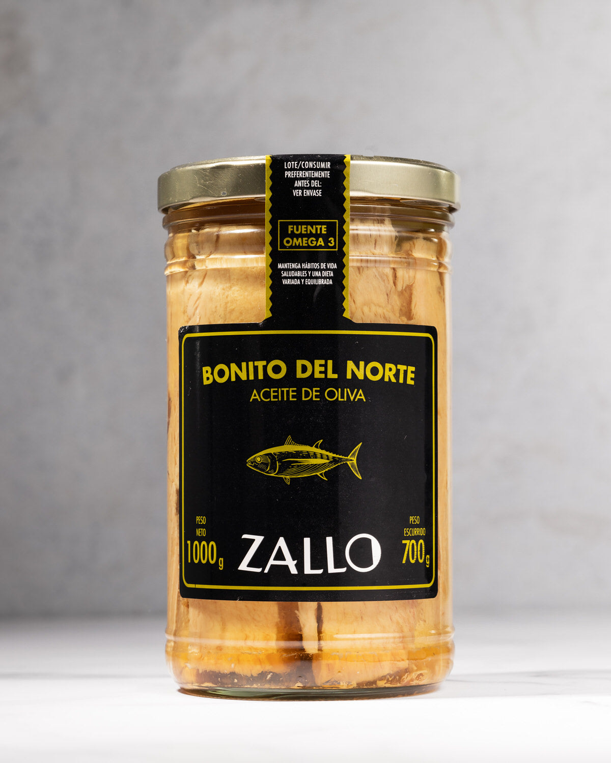 Bonito del norte en aceite de oliva Zallo grande