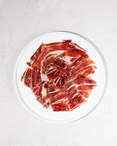 Jamón 100% Ibérico de Bellota Dehesa de Calvaches cortado a cuchillo
