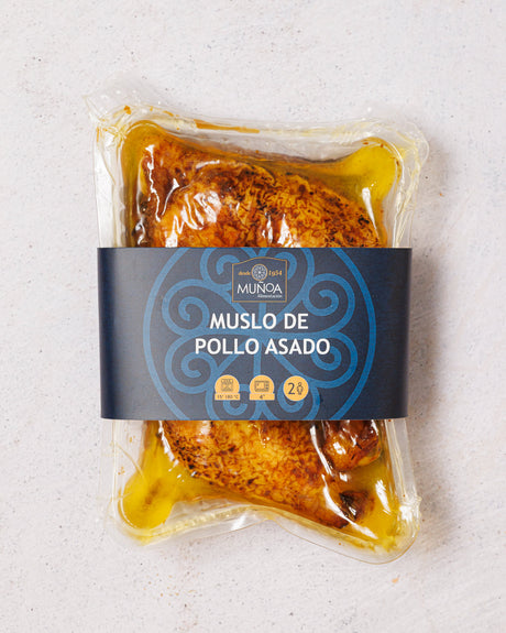 Muslos de pollo asados