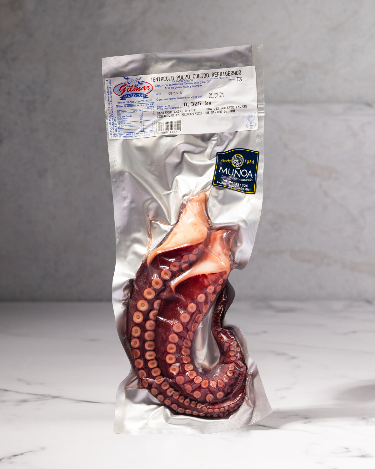 Pulpo cocido